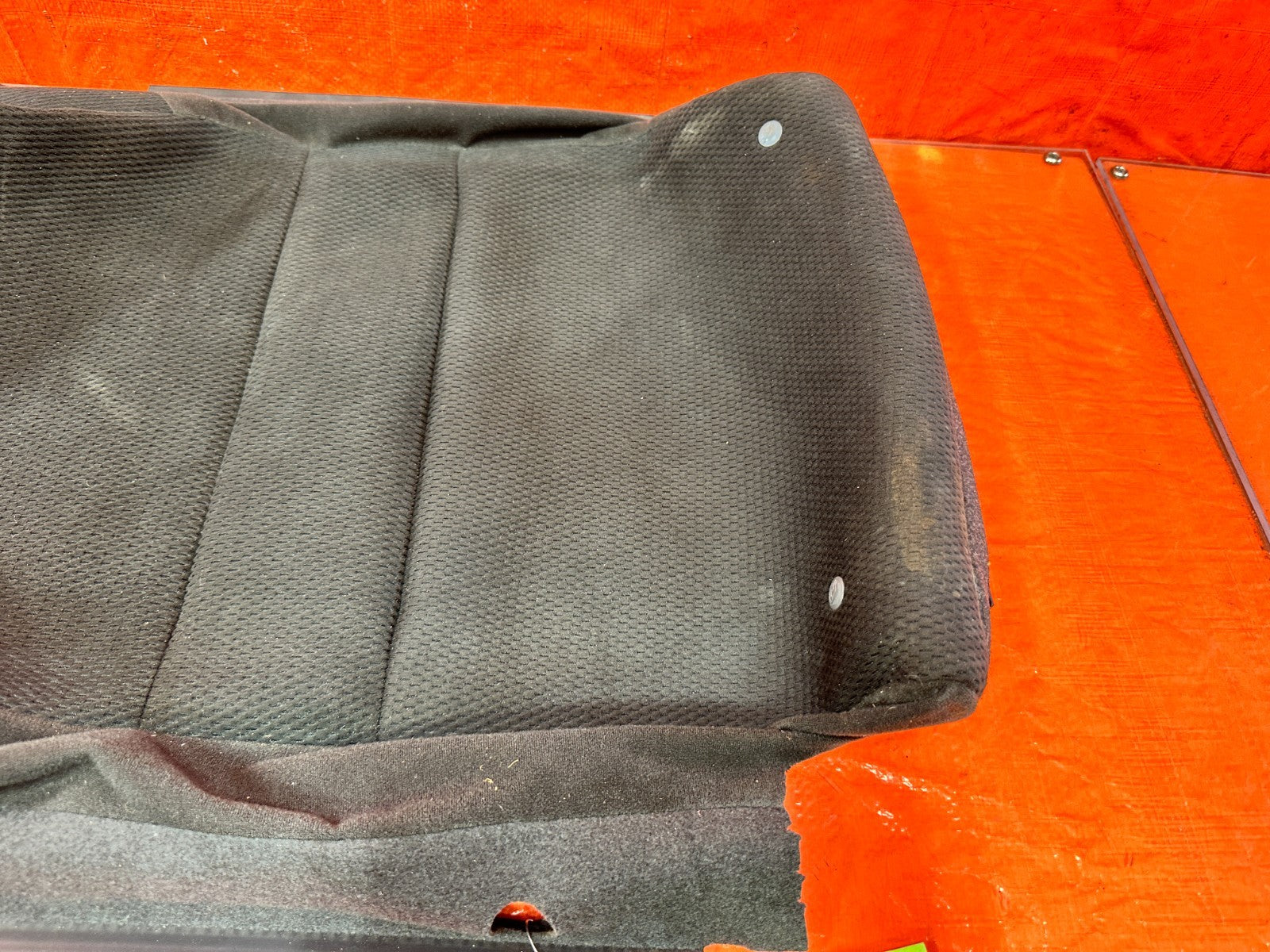 06 08 HONDA CIVIC SI 2D PASSENGER RIGHT REAR UPPER SEAT SKIN WRAP FABRIC OEM 3001