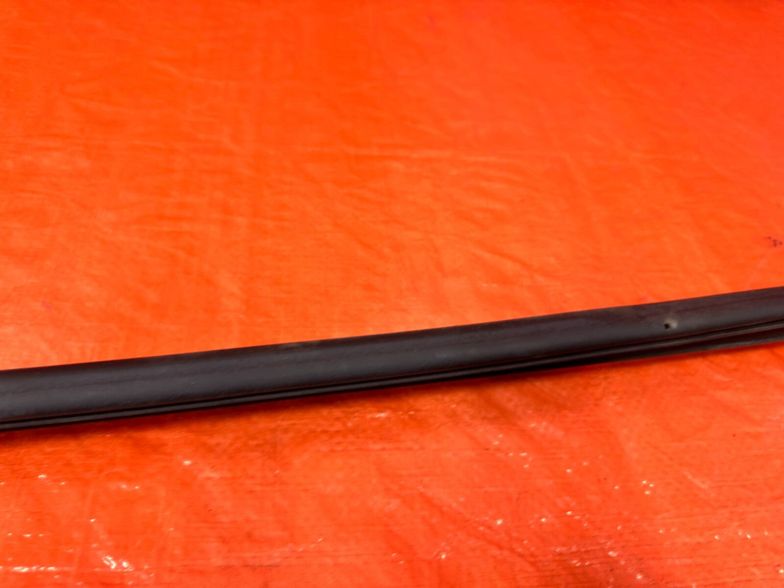 08 14 SUBARU WRX WAGON   CHASSIS TO DOOR OPEN TRIM WEATHER STRIP LEFT REAR #2838