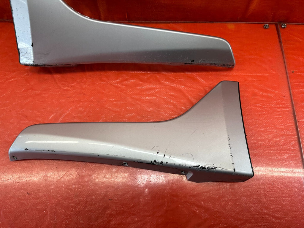 14 16 INFINITI Q50   REAR BUMPER   MUD FLAPS SPLASH GUARDS   LEFT RIGHT OEM #2222