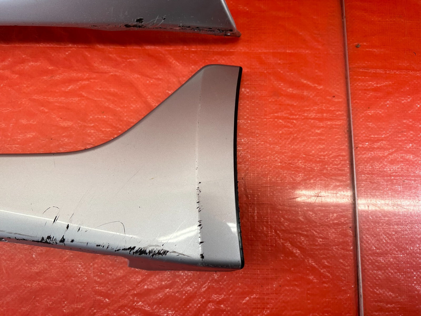 14 16 INFINITI Q50   REAR BUMPER   MUD FLAPS SPLASH GUARDS   LEFT RIGHT OEM #2223