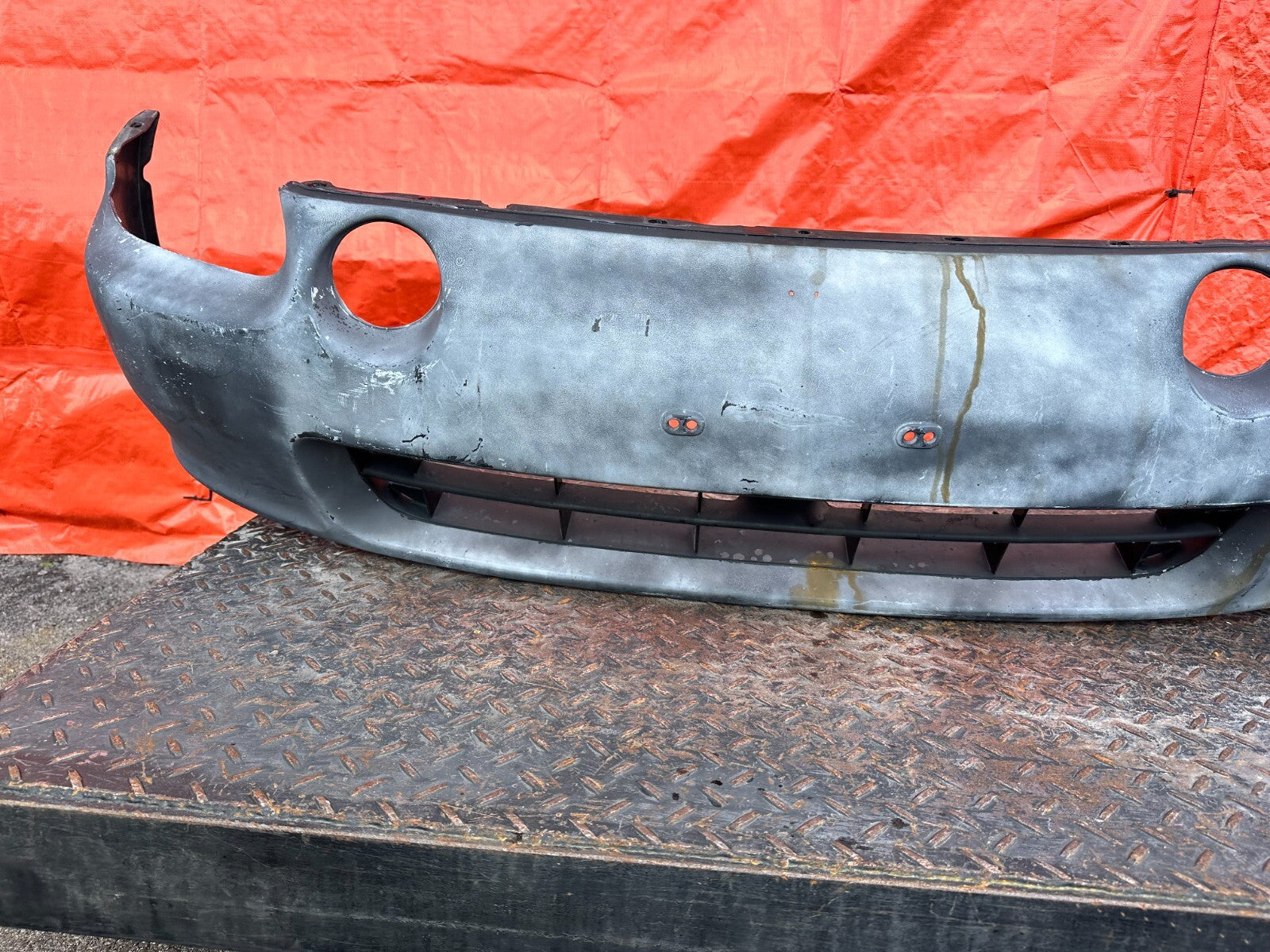 93 95 HONDA DEL SOL   FRONT BUMPER COVER   PRIMER COLOR   OEM #2728