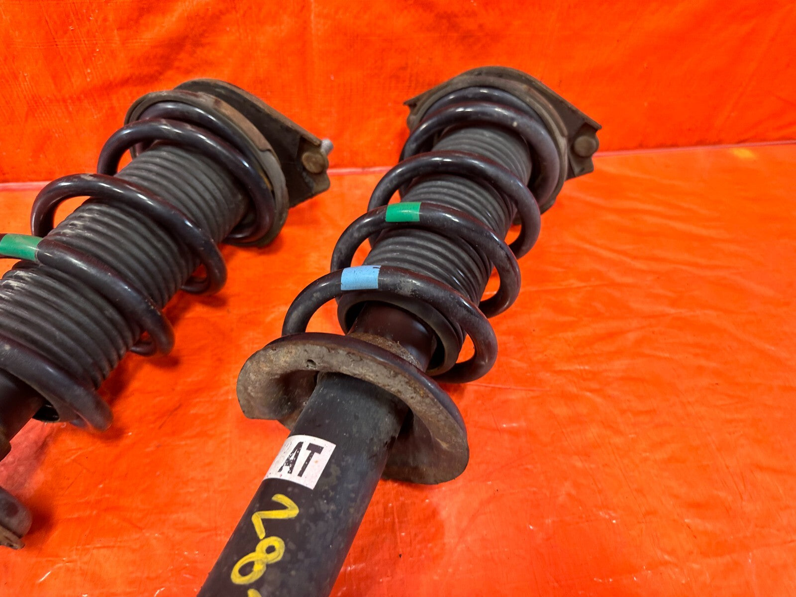 11 14 SUBARU WRX STI   EJ257   REAR SHOCKS & SPRINGS LEFT AND RIGHT FACTORY OEM5