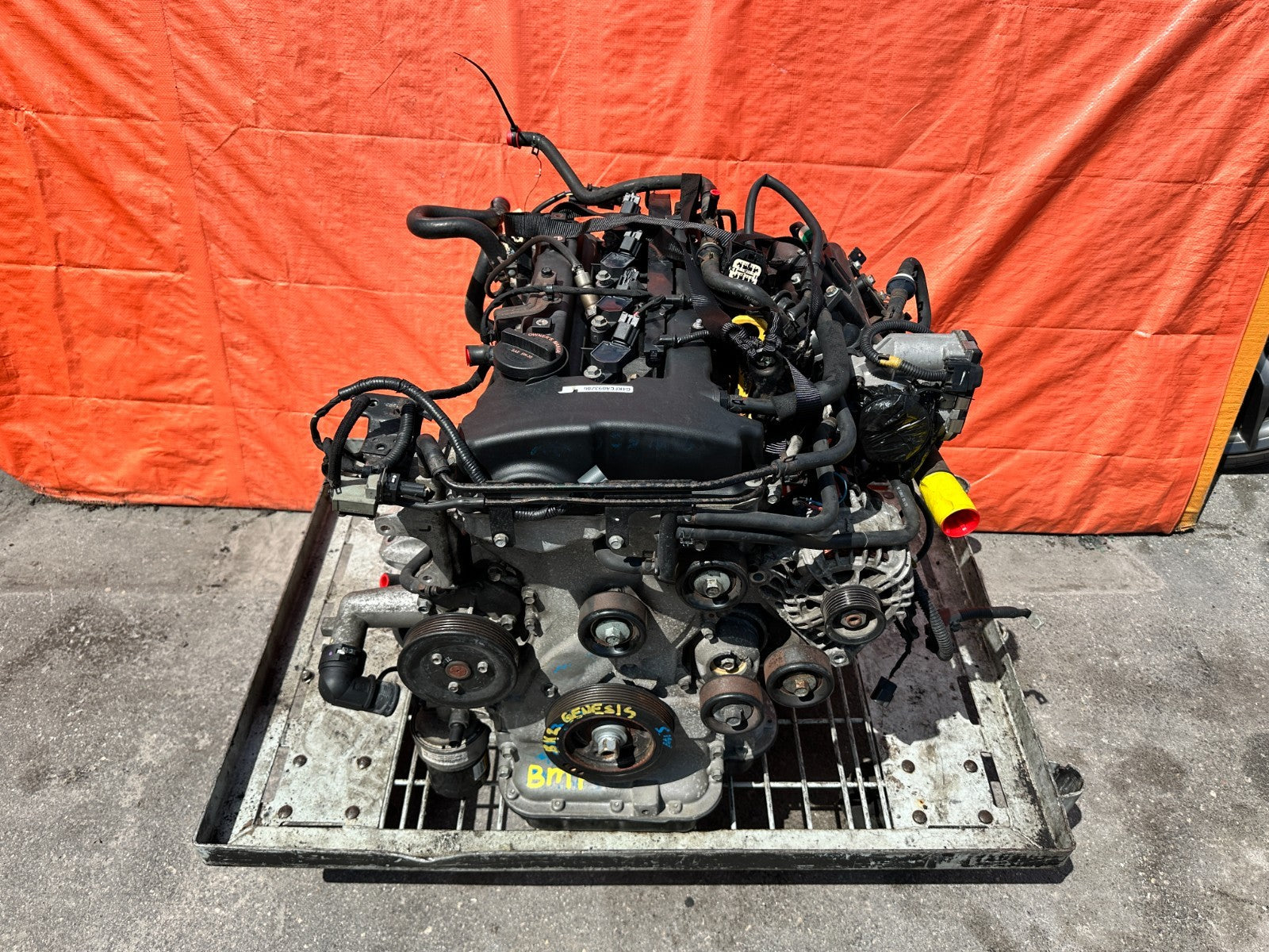 12 14 HYUNDAI GENESIS COUPE BK2 2.0L G4KF   ENGINE MOTOR LONG BLOCK   52K MILES3