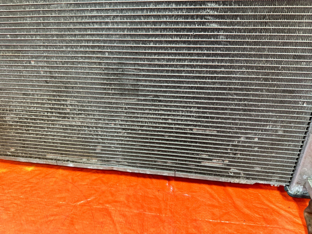08 15 INFINITI G37 & Q60  2D COUPE   6 SPEED MANUAL RADIATOR & CONDENSER OEM 317