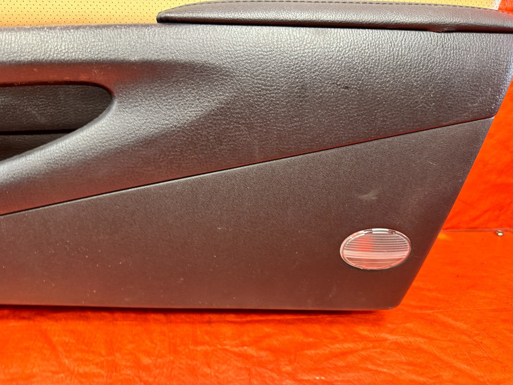 07 11 MAZDA RX8 RX 8   PASSENGER RIGHT DOOR PANEL TRIM CARD   BLACK TAN OEM 30311