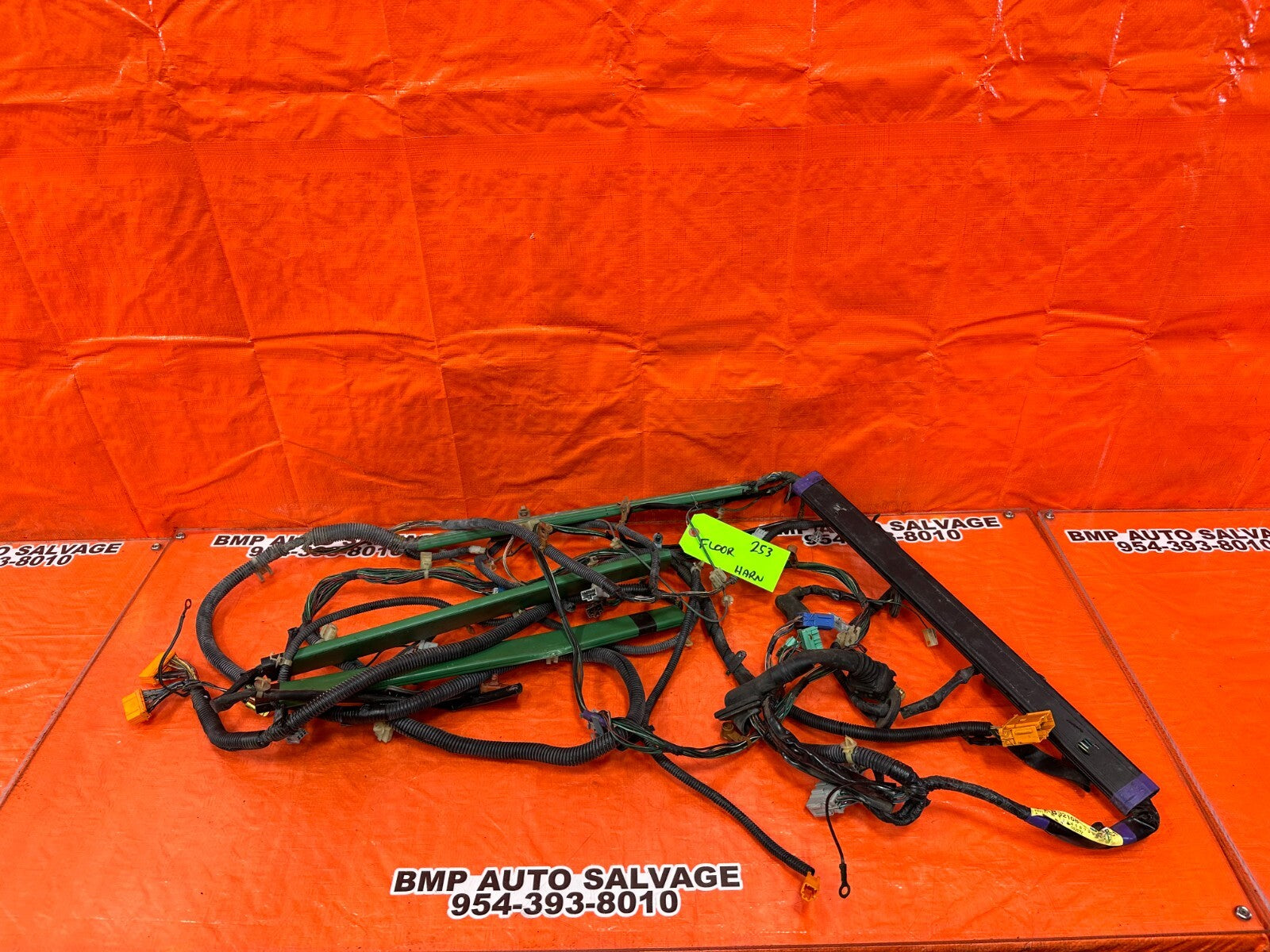 1997 97 ACURA INTEGRA   INTERIOR FLOOR REAR WIRING HARNESS WIRE LOOM   OEM #2530