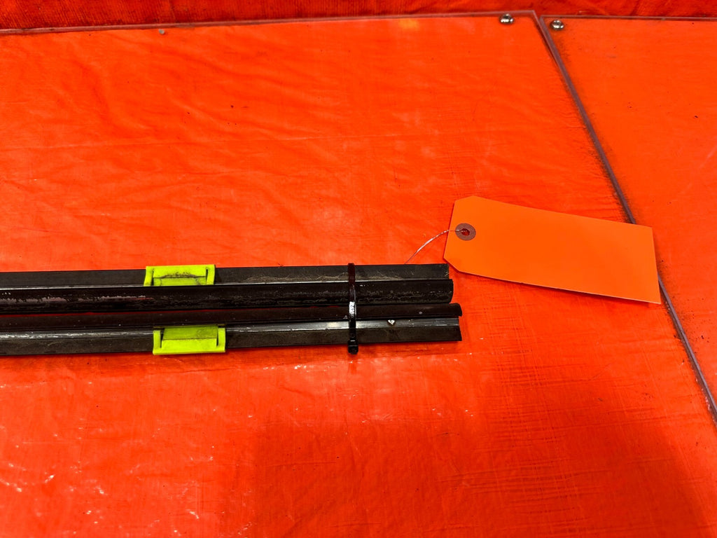 96 00 HONDA CIVIC COUPE HATCH EXTERIOR DOOR WINDOW GLASS TRIM SET LEFT RIGHT 2856