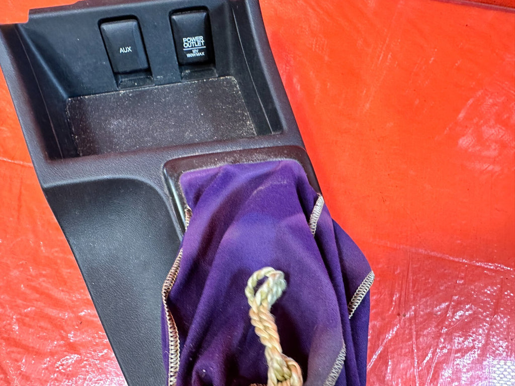 13 15 HONDA CIVIC SI   6 SPEED MANUAL SHIFTER CENTER CONSOLE TRIM BEZEL OEM 13SI6