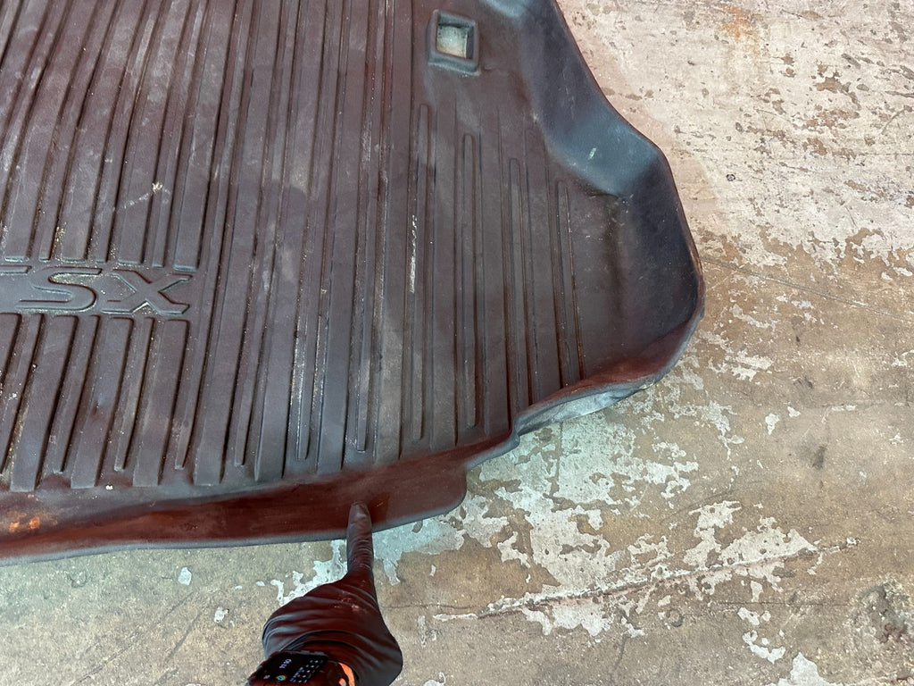 04 08 ACURA TSX   REAR TRUNK FLOOR MAT ALL WEATHER RUBBER LINING   OEM #1964