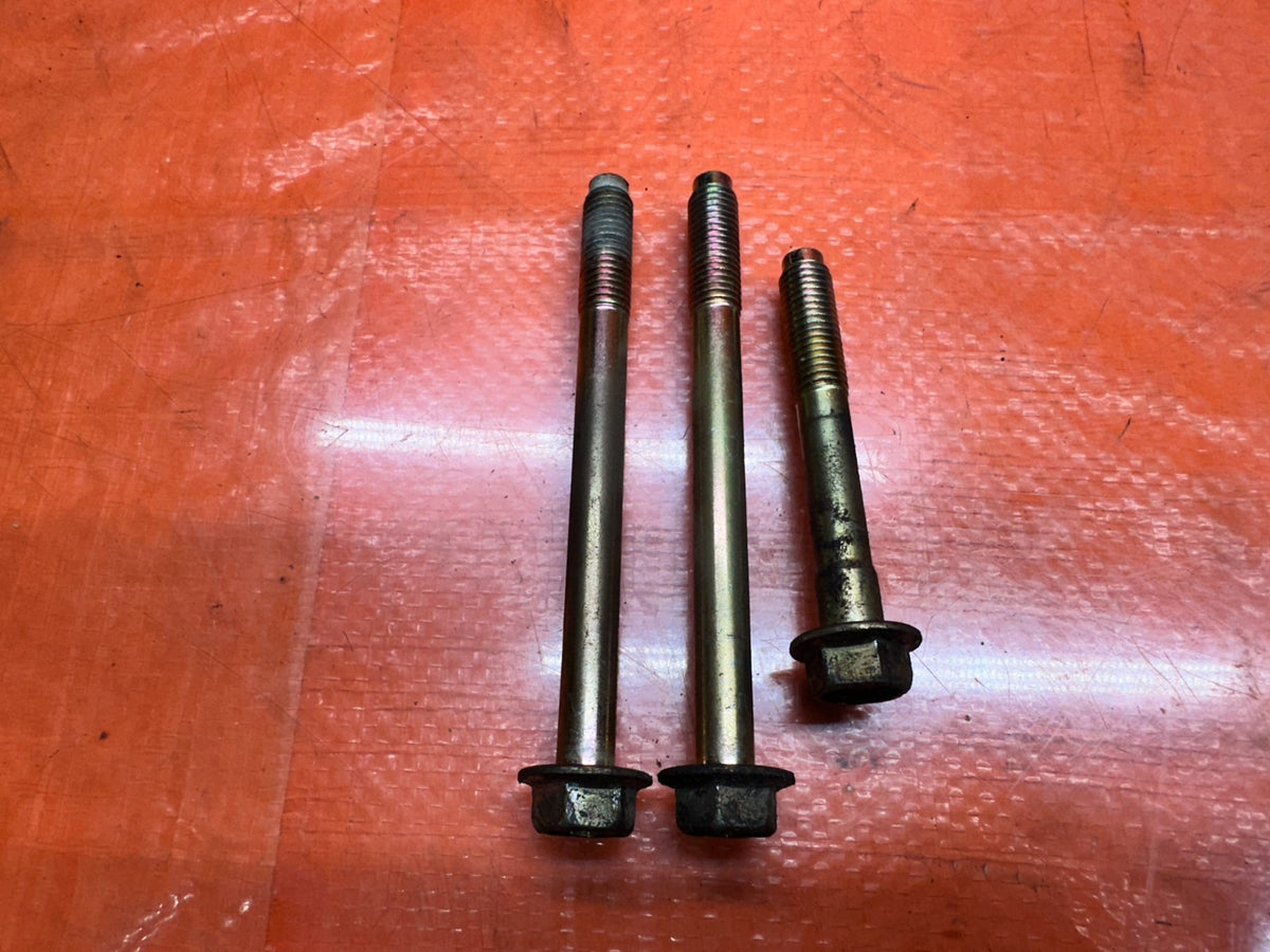 03-08 NISSAN 350Z 3.5L VQ35DE AC COMPRESSOR BOLTS MOUNTING HARDWARE OEM #3464