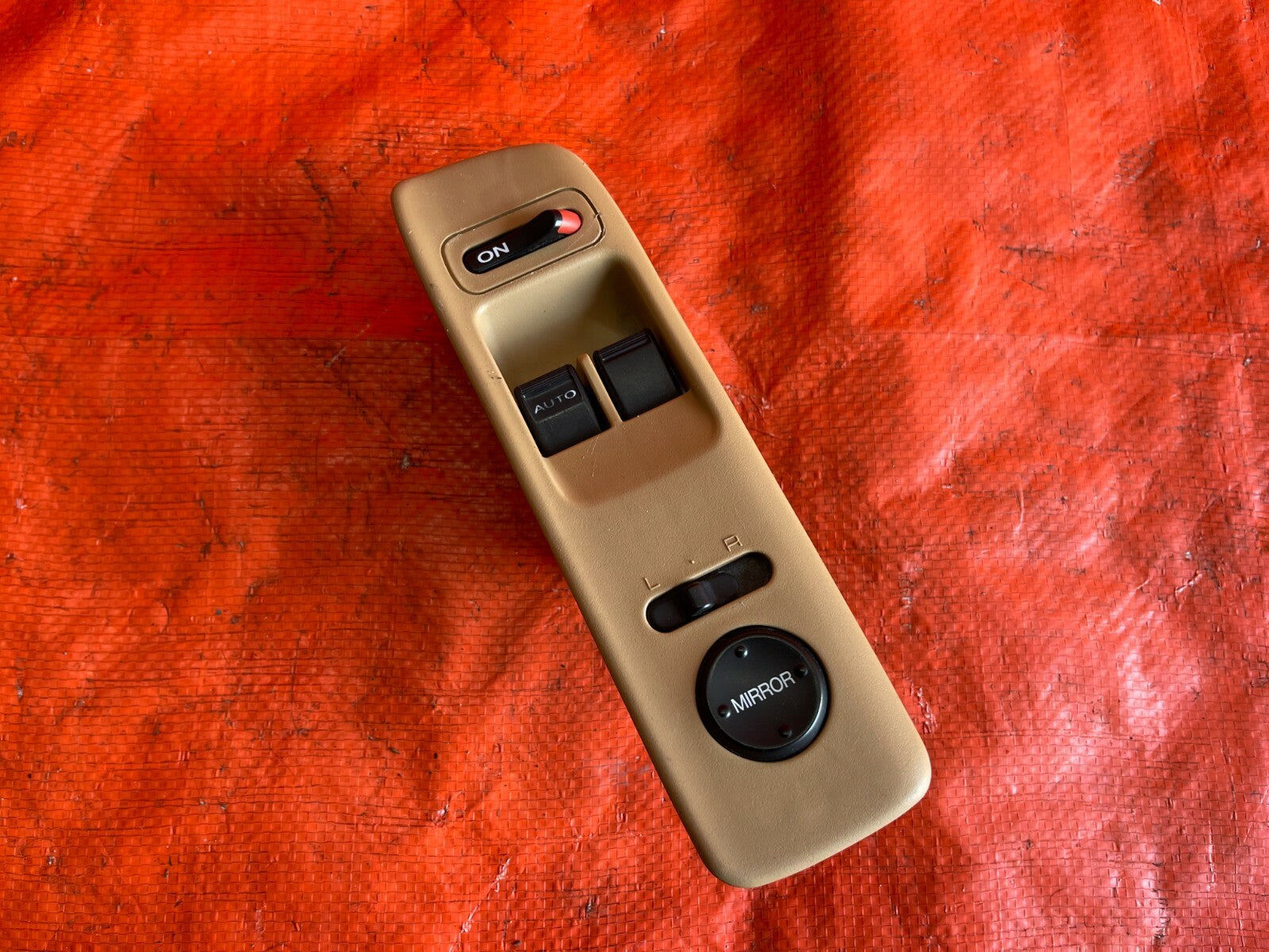 00 09 HONDA S2000   DRIVER LEFT   MASTER WINDOW SWITCH   TAN   OEM OE FACTORY0