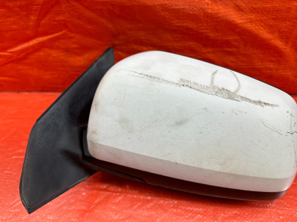 08 15 LANCER EVOLUTION X EVO 10   DRIVER LEFT SIDE VIEW MIRROR WHITE   OEM #2174