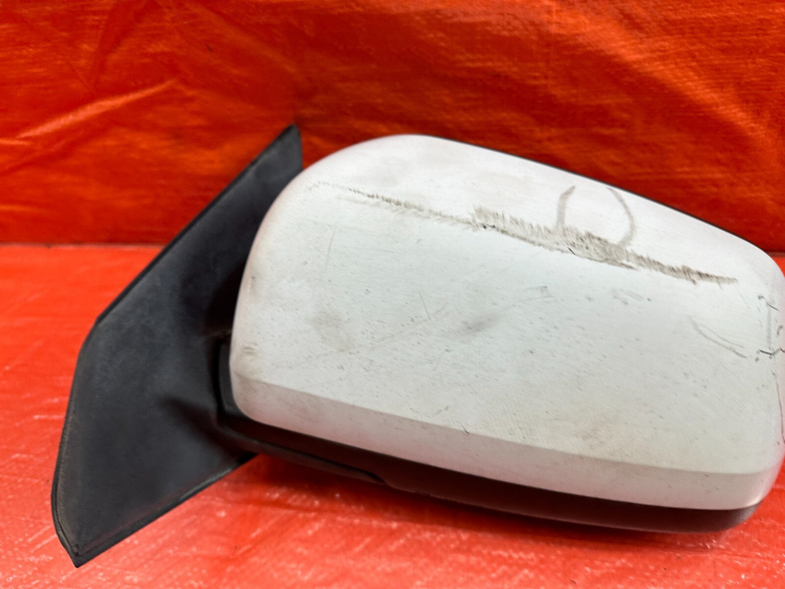 08 15 LANCER EVOLUTION X EVO 10   DRIVER LEFT SIDE VIEW MIRROR WHITE   OEM #2174