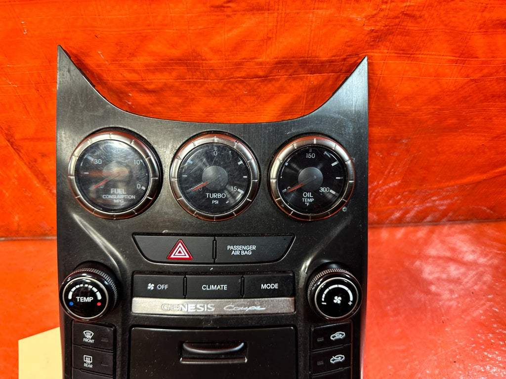 13 16 HYUNDAI GENESIS COUPE AC HEATER CLIMATE CONTROL OIL FUEL TORQUE GAUGE 3262