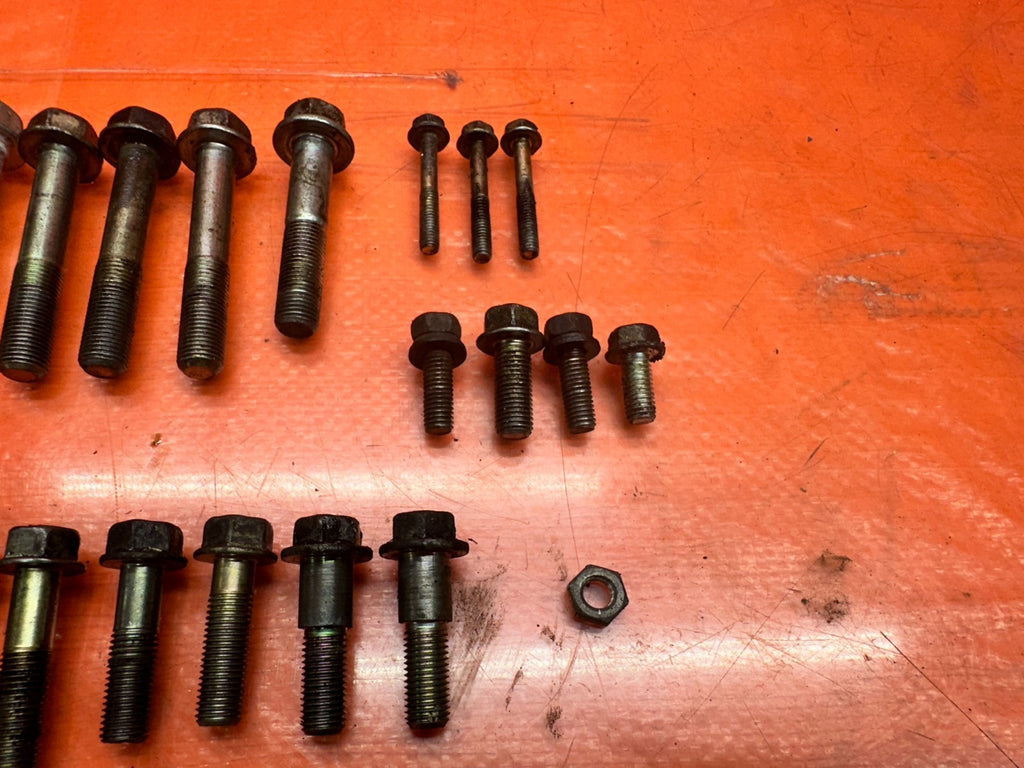 97 01 HONDA PRELUDE 2.2L H22 MT MANUAL TRANS BELL HOUSING BOLTS HARDWARE OEM 3365