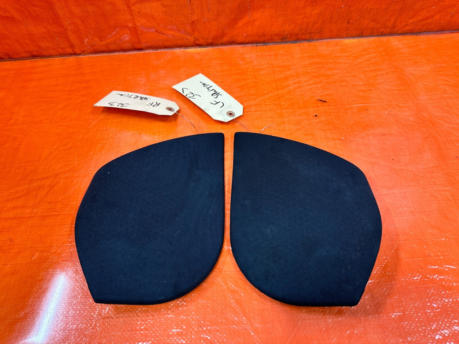 97 01 HONDA PRELUDELEFT AND RIGHT DOOR PANEL SPEAKER COVER TRIM INSERT OEM 2520