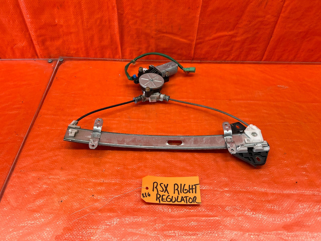 ACURA RSX BASE & TYPE S   PASSENGER RIGHT WINDOW REGULATOR   OEM GENUINE #1400