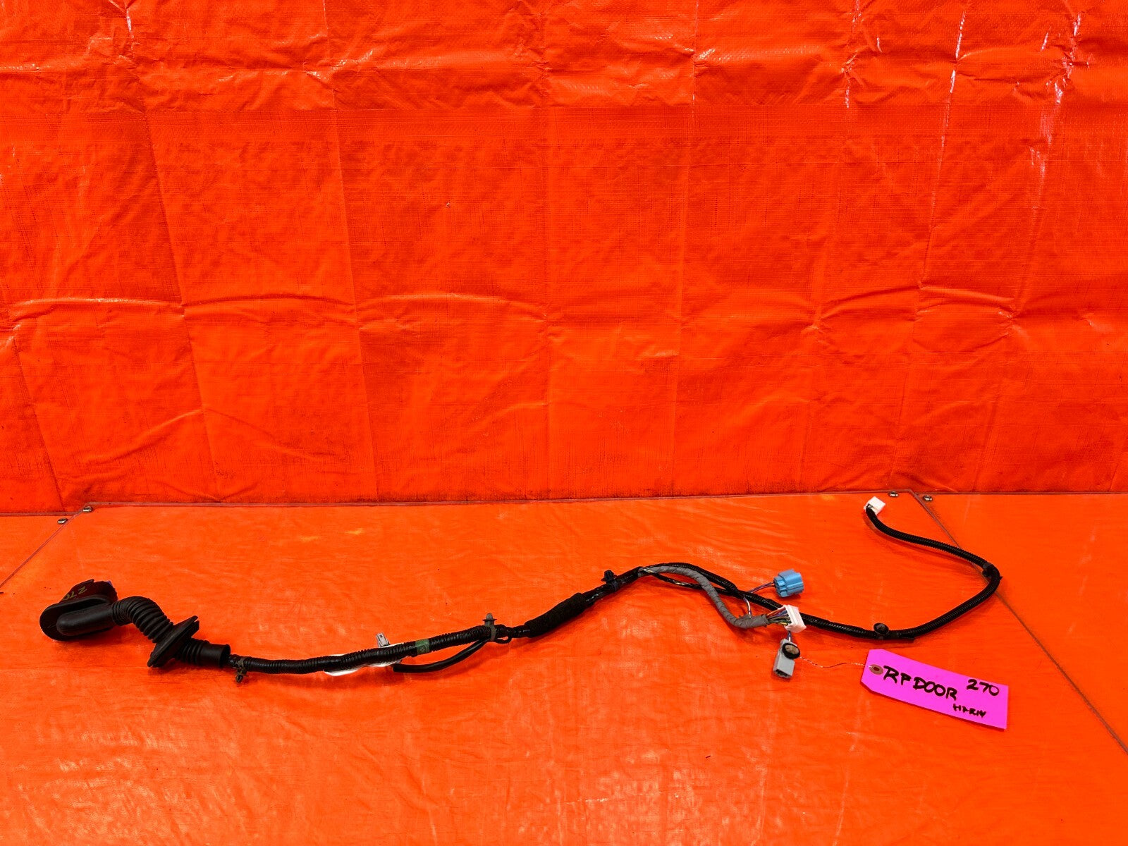 09 HONDA CIVIC SI SEDAN   PASSENGER RIGHT FRONT DOOR HARNESS WIRE LOOM OEM #2700