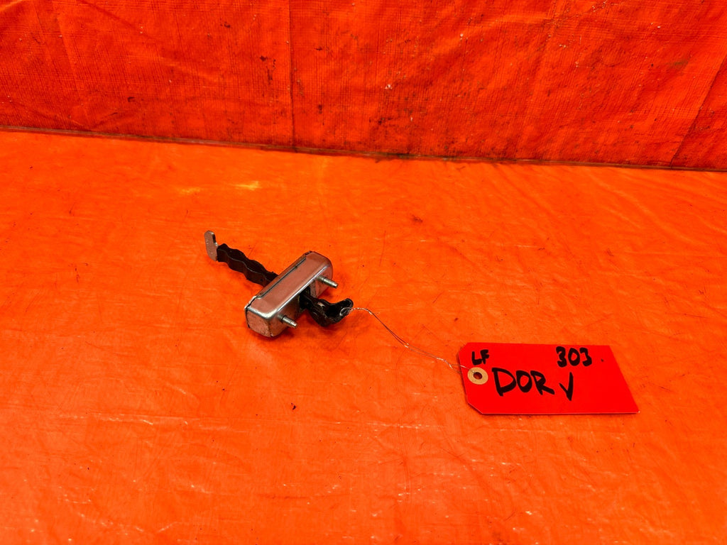 04 11 MAZDA RX8 RX 8   DRIVER LEFT FRONT DOOR CHECKER HINGE ARM STOPPER OEM 3030