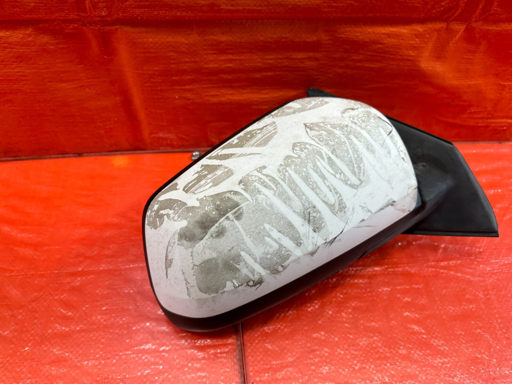 08 15 LANCER EVOLUTION X EVO 10   PASSENGER RIGHT SIDE VIEW MIRROR WHITE OEM 2173
