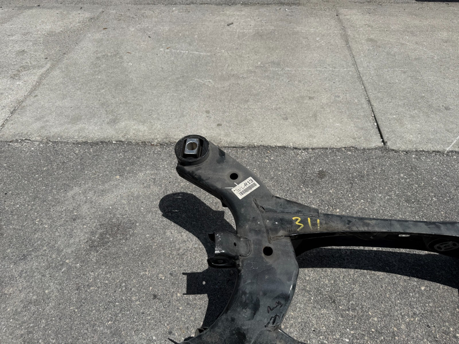 10 16 HYUNDAI GENESIS COUPE   REAR SUBFRAME CROSSMEMBER K FRAME   OEM #30216
