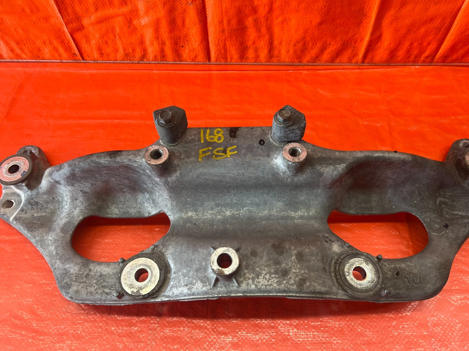 09 14 ACURA TSX 2.4L   FRONT ALUMINUM SUB FRAME CROSSMEMBER REINFORCEMENT BRACE6