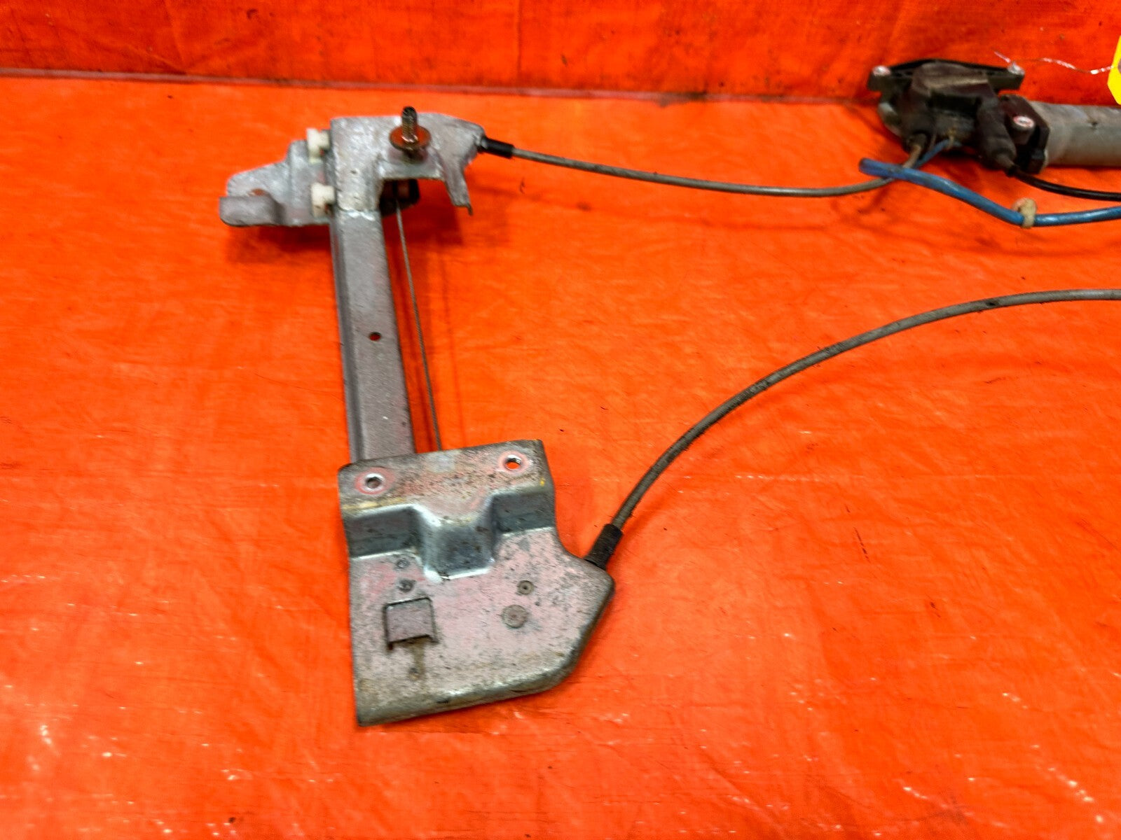 93 97 HONDA DEL SOL   REAR GLASS WINDSHIELD WINDOW REGULATOR W/ MOTOR   OEM #2955
