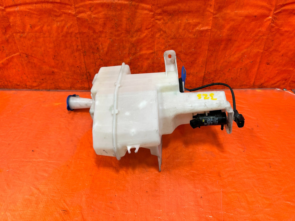 13 16 HYUNDAI GENESIS COUPE WINDSHIELD WIPER FLUID RESERVOIR TANK W/ MOTORS #3252
