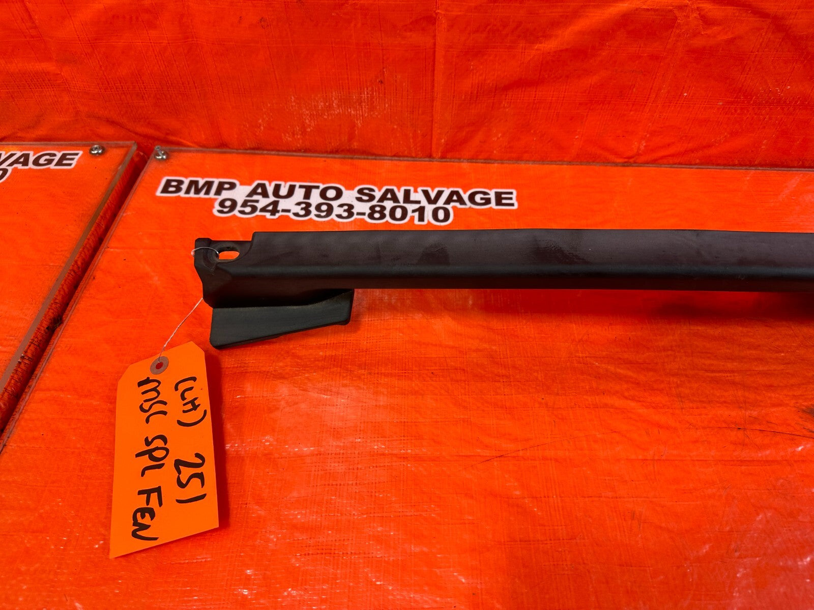 08 12 HONDA ACCORD SEDAN DRIVER LEFT FENDER TRIM PLASTIC SHROUD GARNISH OEM #2514