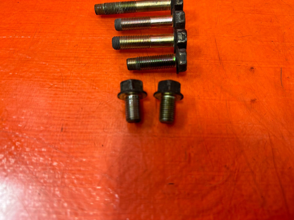 09 14 ACURA TSX   DRIVER LEFT ENGINE MOTOR MOUNT BOLTS HARDWARE   OEM #2551