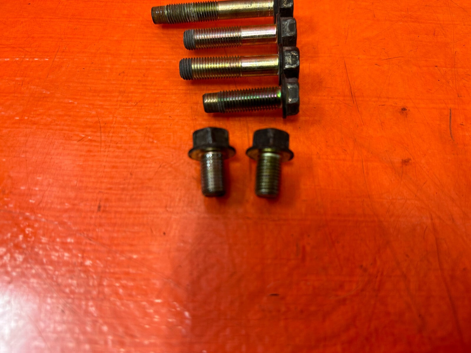 09 14 ACURA TSX   DRIVER LEFT ENGINE MOTOR MOUNT BOLTS HARDWARE   OEM #2551