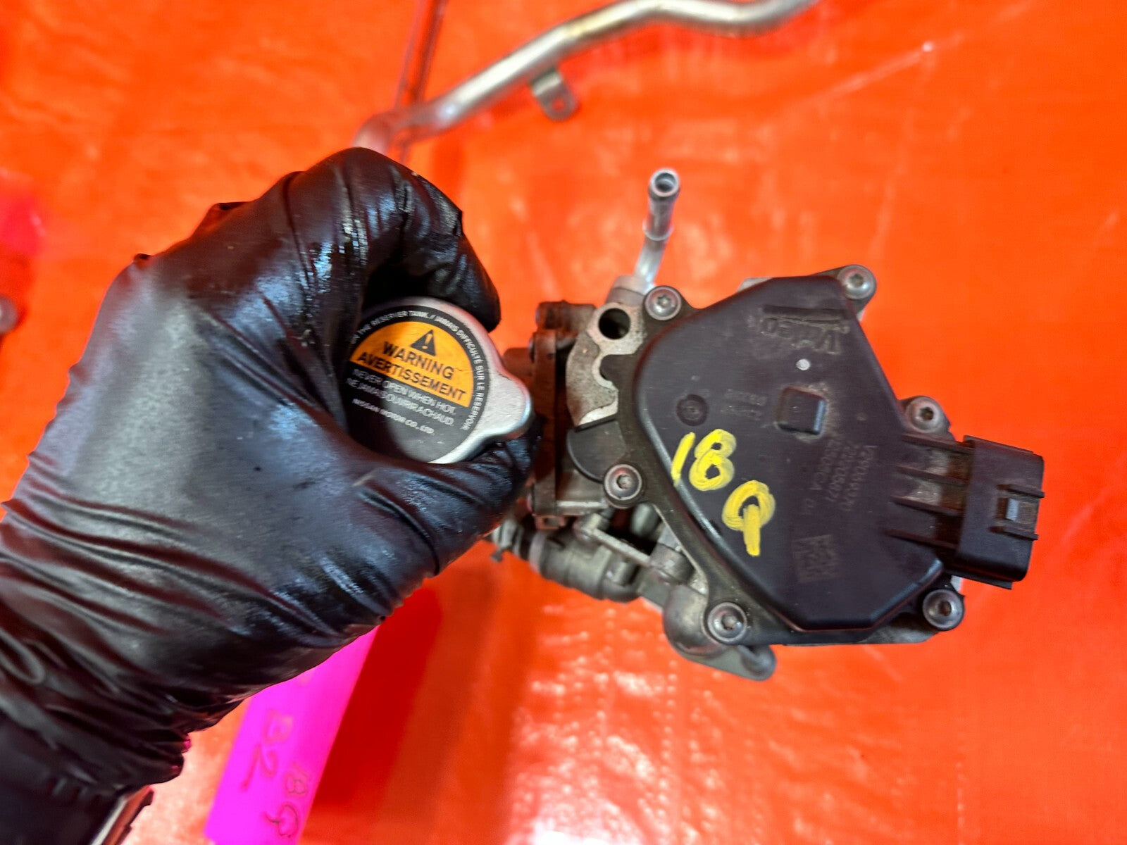 16 20 INFINITI Q50 & Q60   3.0L 300HP   VR30DDTT COOLANT CONTROL VALVE   OEM 18Q6