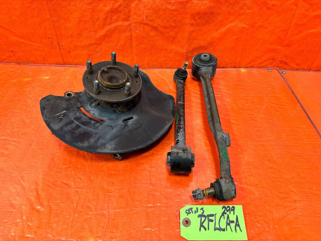 12 16 HYUNDAI GENESIS COUPE  RIGHT FRONT SPINDLE KNUCKLE HUB & ALL ARMS OEM #2990