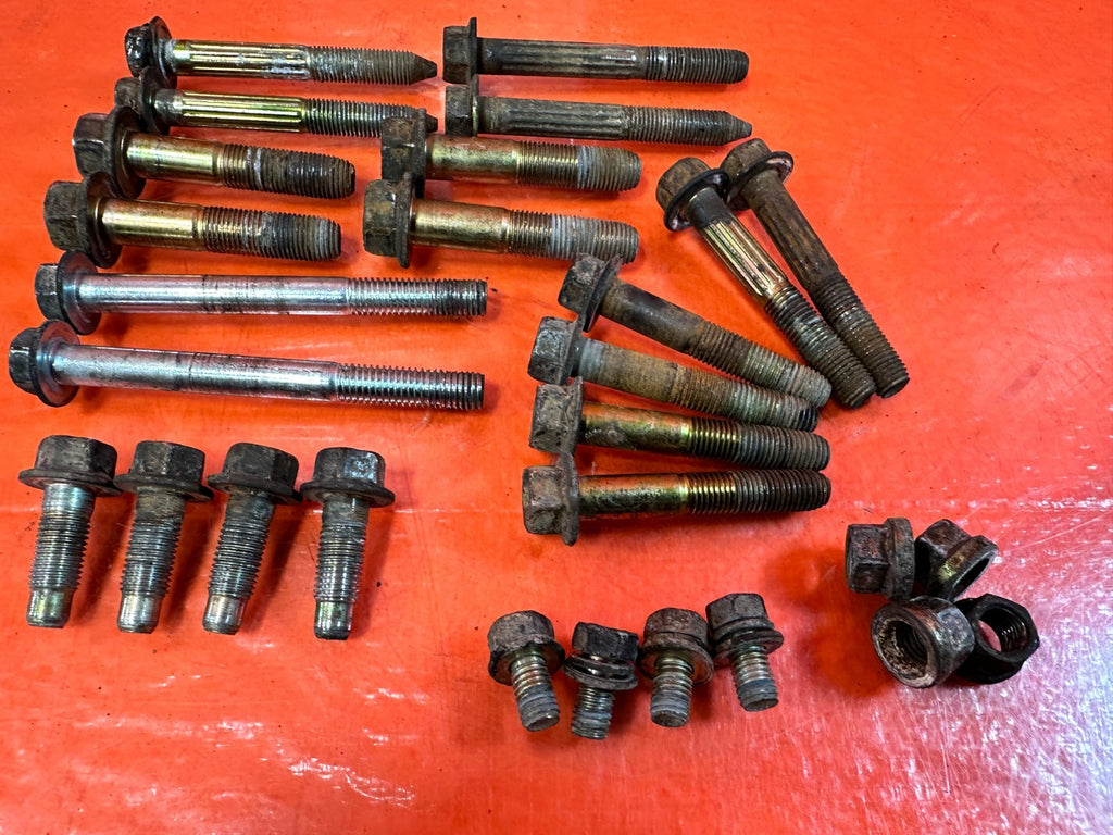 92 95 HONDA CIVIC REAR LOWER CONTROL / TRAILING ARM TO CHASSIS BOLTS OEM OEM 3277