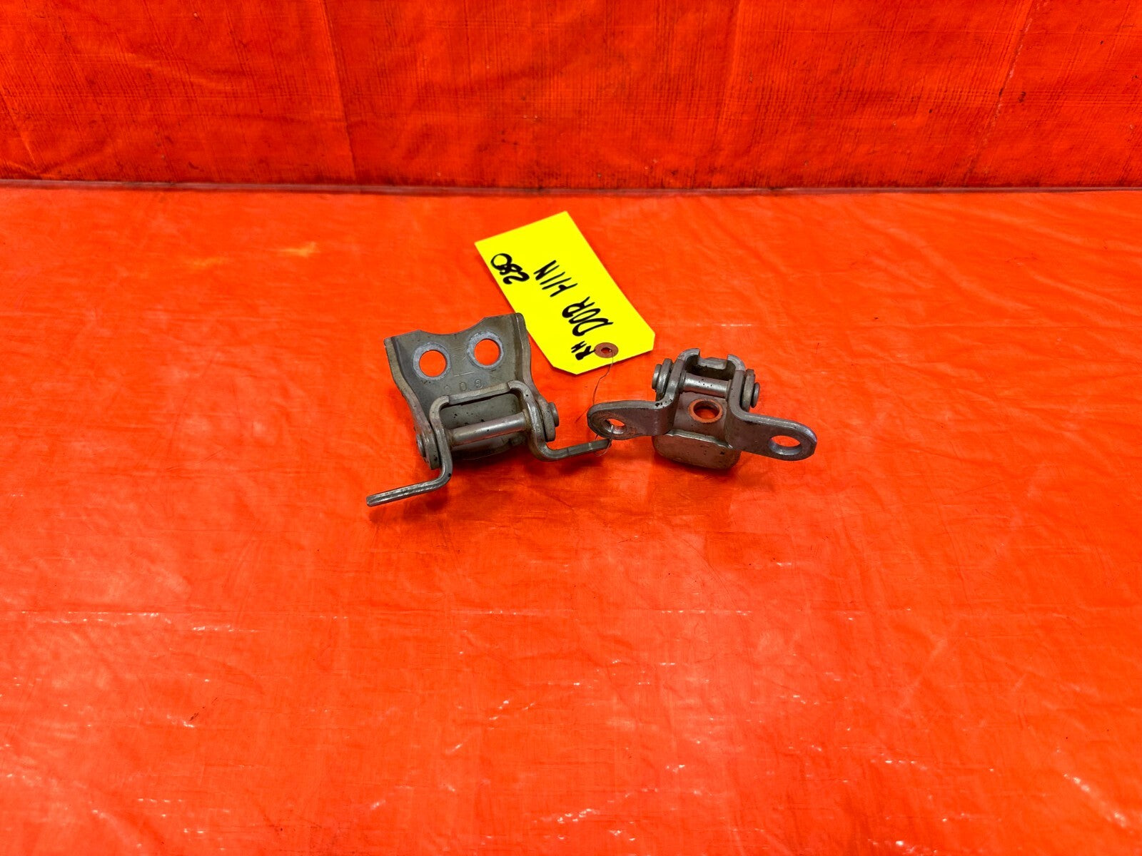09 14 ACURA TSX   PASSENGER RIGHT FRONT DOOR HINGE SET UPPER LOWER   OEM #2793