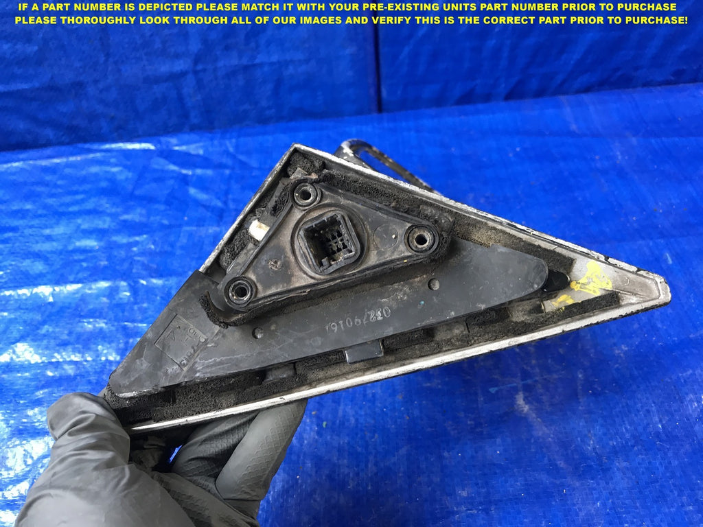 OEM 1990 1991 1992 1993 HONDA ACCORD DRIVER LEFT SIDE VIEW MIRROR        4