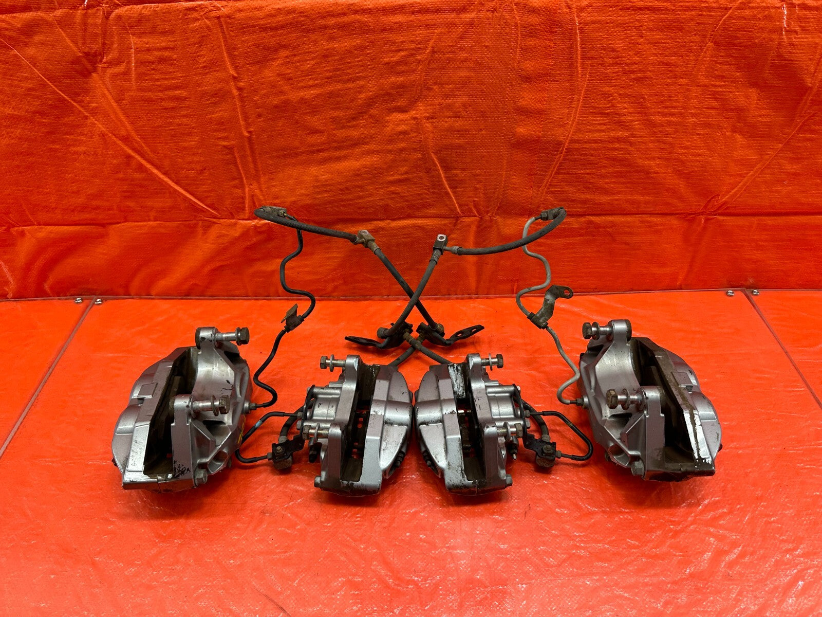 08 15 INFINITI G37 & Q60 SPORT   AKEBONO   BRAKE CALIPERS LEFT & RIGHT   OEM 19017
