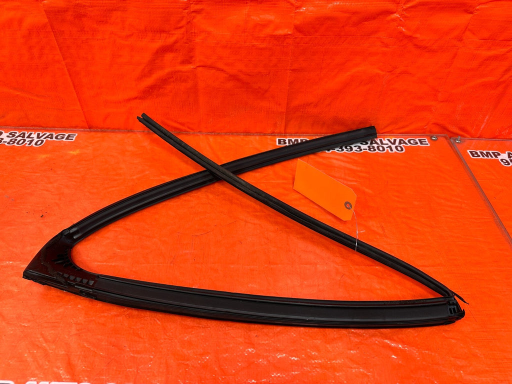 14 17 INFINITI Q50   DRIVER LEFT REAR WINDOW GLASS RUN CHANNEL OEM FACTORY 87885