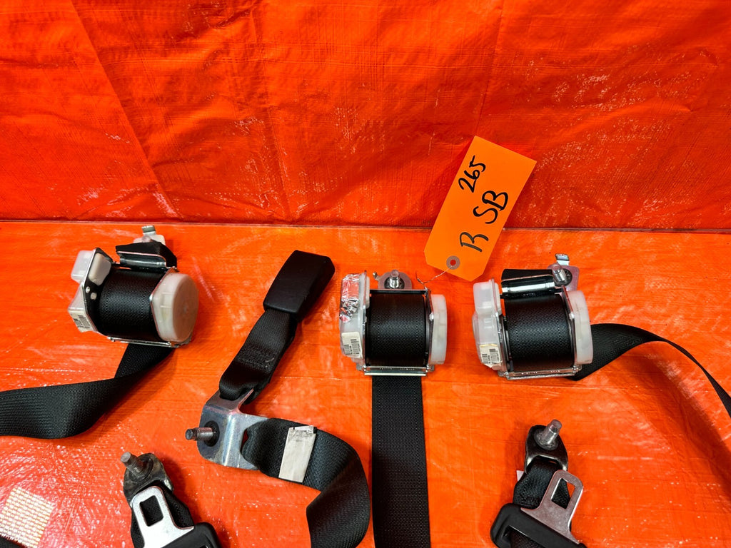 13 15 HONDA CIVIC SI 2D COUPE   LEFT & RIGHT REAR SEAT BELTS OEM FACTORY #2657