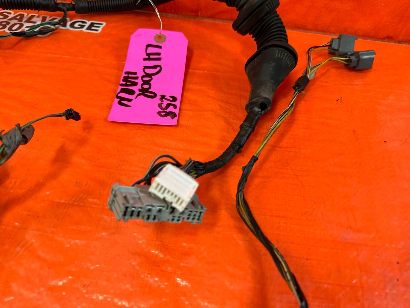 02 05 HONDA CIVIC SI EP3 HATCH DRIVER LEFT DOOR WIRING HARNESS WIRE LOOM OEM 2585