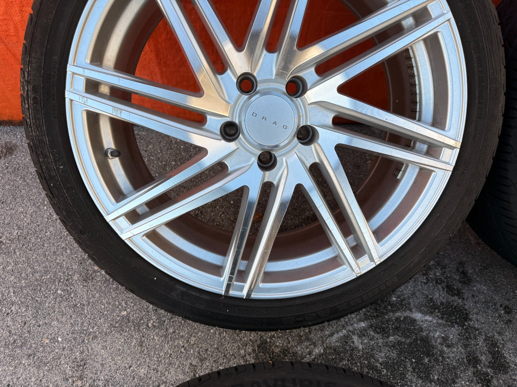 DRAG DR70 19 INCH WHEEL AND TIRE PACKAGE WHEELS   19x8 +32   19x9.5 +40  5