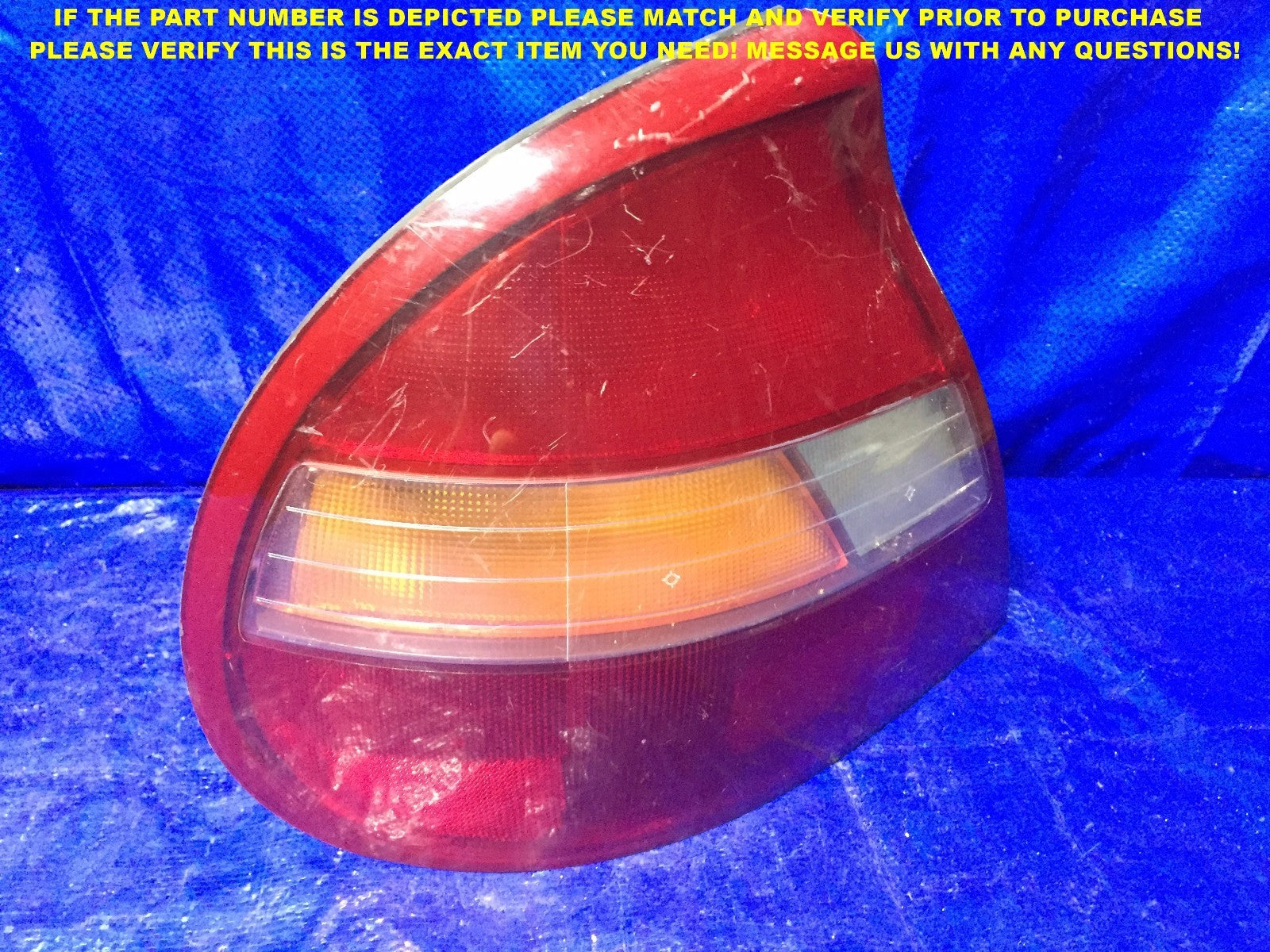 OEM 1997 1998 HYUNDAI SONATA DRIVER LEFT TAIL LIGHT 92401 3454