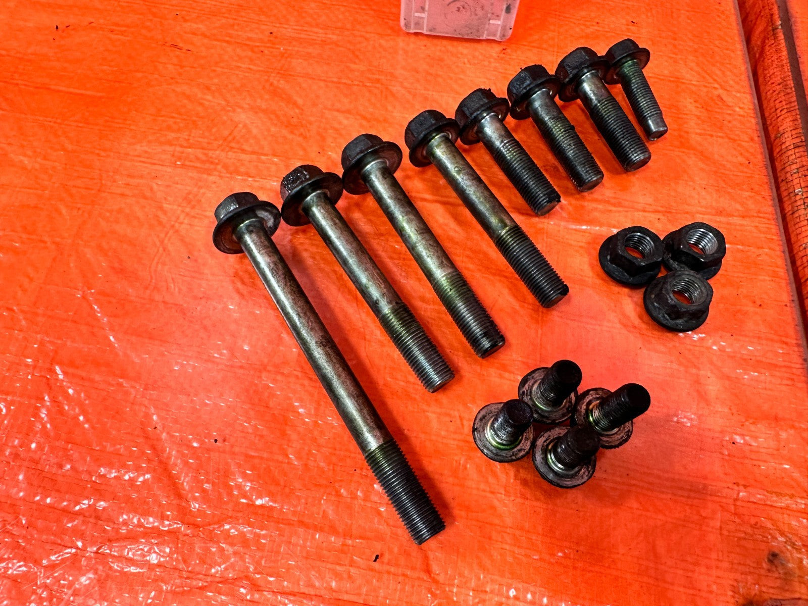 04 08 ACURA TSX   K24A2   FRONT ENGINE MOTOR MOUNT BOLTS HARDWARE   OEM #3222