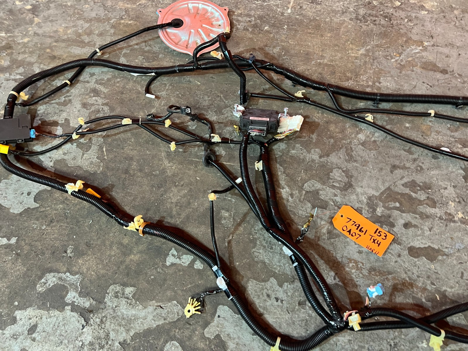 13 15 ACURA RDX BASE   INTERIOR FLOOR WIRING HARNESS WIRE LOOM   OEM #1536
