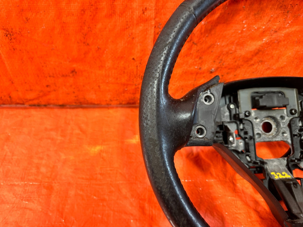 04 05 ACURA TSX   STEERING WHEEL   BLACK LEATHER WRAP   OEM FACTORY #3227