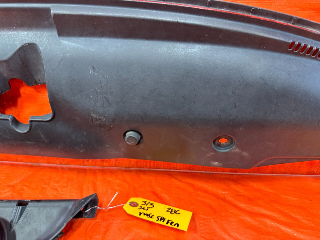 07 11 HONDA CIVIC SI SEDAN   FENDER & RADIATOR TRIM SET   LEFT RIGHT   OEM #2865