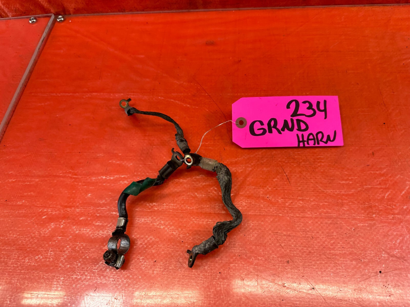 04 06 ACURA TL   NEGATIVE TERMINAL AND TRANSMISSION + SMALL GROUND   OEM #2345