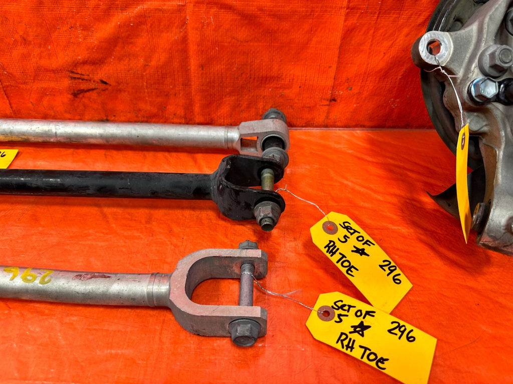 14 20 INFINITI Q50 Q60 LEFT REAR SPINDLE KNUCKLE W/ ALL CONTROL ARMS OEM #29610