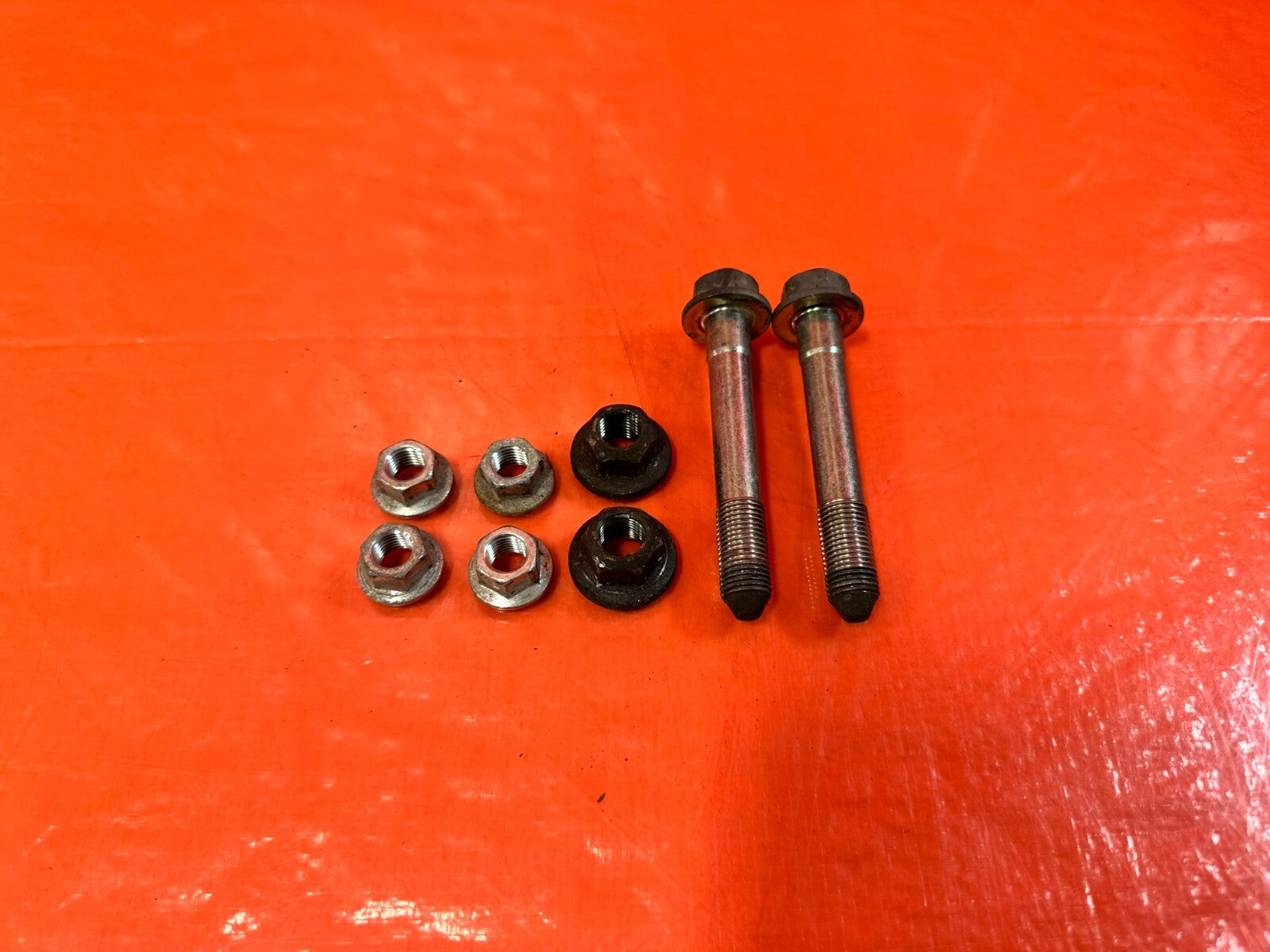 08 15 SUBARU IMPREZA WRX & STI   REAR SHOCK STRUT BOLTS NUTS HARDWARE OEM 2830