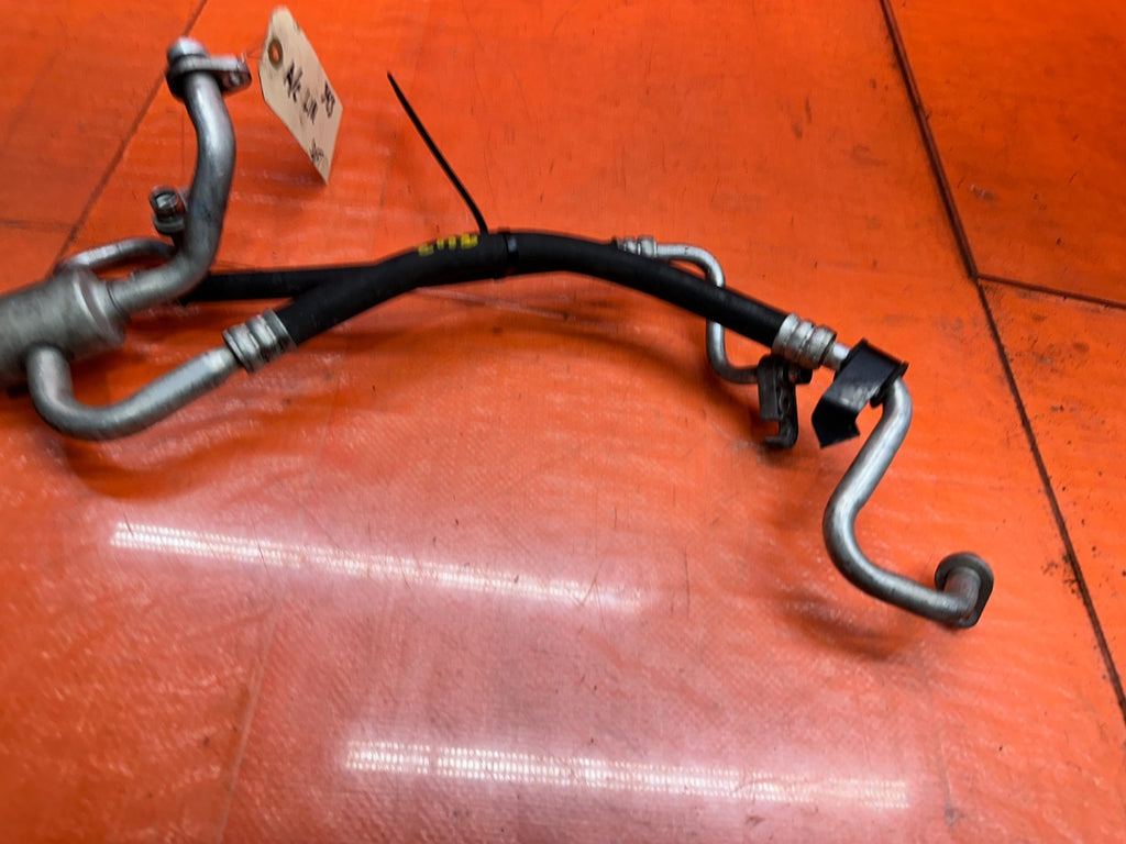 14-15 INFINITI Q50 3.7L A/C AIR CONDITIONING COMPRESSOR REFRIGERANT LINES OEM #38
